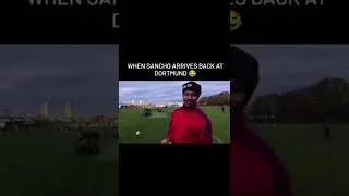 When Sancho arrives back at Dortmund 😂 #football #youtubeshorts #sancho #soccer