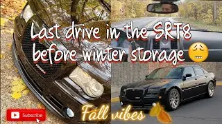 Last drive in the 300 srt8 before she goes away for the winter!
