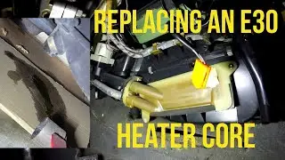 BMW E30 How to Replace Heater Core