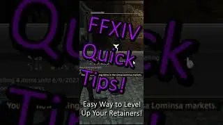 #FFXIV Quick Tips! - Easy Way to Level Your Retainer!