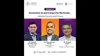 NationalCoE | Webinar | Generative AI and Corporate Workload - Address Security and Privacy