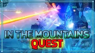 In The Mountains | Investigate the strange ice Genshin Impact
