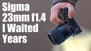 Sigma 23mm f1.4 DC DN with the Sony ZV-E10 and FX30