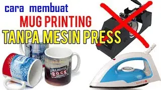 cara cetak photo di mug dengan SETRIKA-tanpa mesin press