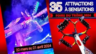 Les 35 Attractions de la Foire du Trône 2024