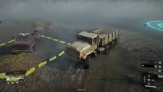 SnowRunner - Using an M939 5-Ton to pull out a sunken MTVR