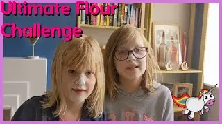 Space Unicorns - We Play The Ultimate Flour Challenge - Rock Paper Scissors and Messy Faces!