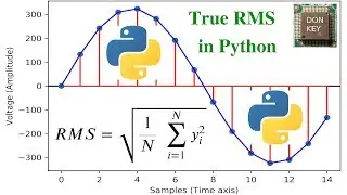AC voltage Part 2: root-mean-square (RMS) value explained in Python
