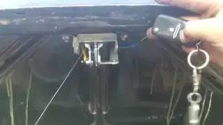 Открытие багажника с выкидного ключа. ВАЗ-2115.