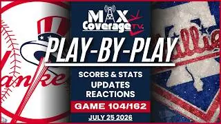 🔴LIVE - New York Yankees vs Philadelphia Phillies - Play-By-Play & Reactions (7/25/26)