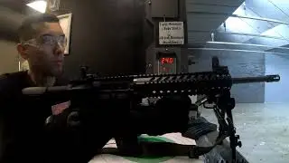 Shooting my AR15 with bipod at the Range