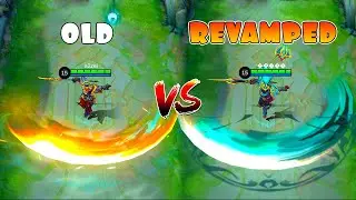 Alpha Revamped Onimusha Commander VS OLD Skill Effects Comparison MLBB