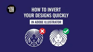 How to Quickly Invert any object in Adobe Illustrator. 