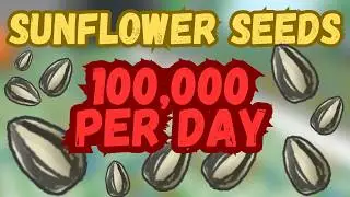 The BEST & FASTEST Method To Get Sunflower Seeds 🌻 Roblox Bee Swarm Simulator