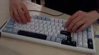 Aula F99 Mechanical RGB Keyboard ASMR - Unboxing & Typing - No Talking