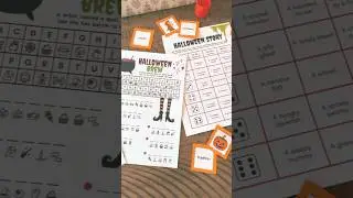 Halloween Activity Pack #halloween #halloween2023 #halloweencrafts #halloweencraft #homeschool