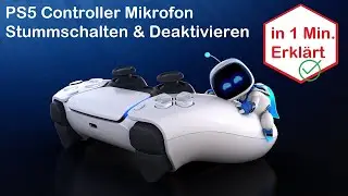 PS5 Controller Mikrofon STUMM schalten + Deaktivieren ❗️