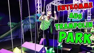 ESCAPE THE TRAMPOLINE PARK! Like a real-life Roblox Obby! Kaan as Ninja Warrior?