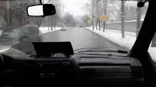 Поездка по ул Борщаговской и по Комарова / Киев