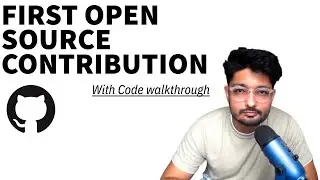 FIRST OPEN SOURCE CONTRIBUTION 🎉🎉