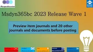 Preview item journals and 20 other journals and documents before posting.