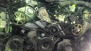 Installing the timing belt on a Touareg 4.2 AXQ
