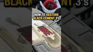 How To Restore Black Cement 3’s - From Beat❌ to Heat🔥