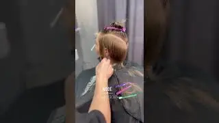 Удлиненная короткая стрижка MIXIE #женскаястрижка #haircut #короткаястрижка #креативнаястрижка