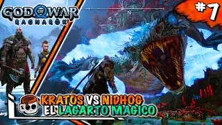 ❄️ SUSTOS + KRATOS vs NIDHOG el LAGARTO MAGICO ❄️ God Of War Ragnarök #7 | 1440p Pc Gameplay Español