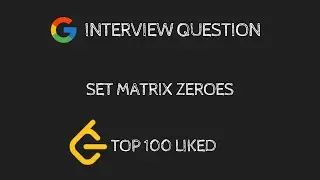 Set Matrix Zeroes | Python | Leetcode 73