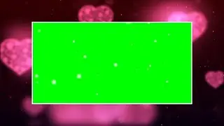 Purple Heart Boarder Frame - green screen effects - chroma key - animations - Effects - Video HD