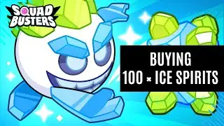 Buying 100 Ice Spirits and Unlocking new characters ⭐✨ | Squad Busters | Dextro Gaming