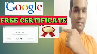 160 GOOGLE COURSE : FREE CERTIFICATE / FREE CERTIFICATE WITH GOOGLE