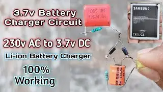 How To Make A 3.7v - 4v Battery Charger || Li-ion Battery Charger