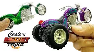 Bike to Trike 1:18 scale Custom Diecast Chopper DIY by Dnation