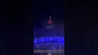 Drone Show di Sukma Sarawak 2024 #kuching #borneo #sarawaktravel #sarawaktourism #sukma2024