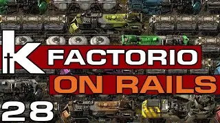Factorio On Rails | 28 | Circuit Reconfiguring | Factorio Train Base Let's Play