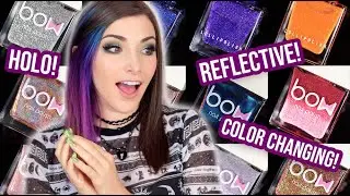 New Flash Reactive, Color Changing, and Holo Nail Polish from Bow and Lollipolish!|| KELLI MARISSA
