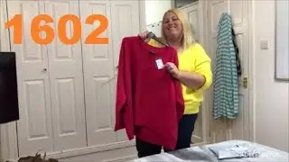 ADELESEXYUK TRYING ON HER NEW PINKY RED JUMPER FROM PRIMARK