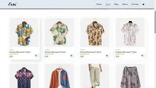 Cara Shopping Site - HTML CSS JS project - Dhiraj Patel