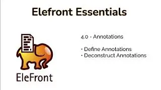Elefront 04 - Annotations