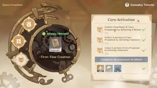 Genshin Impact - Core of the Apparatus, Core Activation
