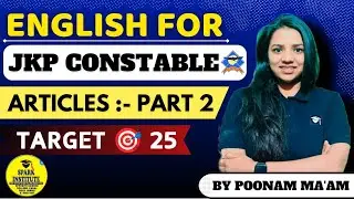 ARTICLE PART 2 FOR JKP CONSTABLE BY POONAM MAM