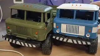 Обзор двух wpl b24 ( газ 66) такие одинаковые но такие разные