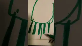 как нарисовать зелёного монстра