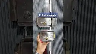 How to install electric door lock iron gate, electronic door lock service repair key problem