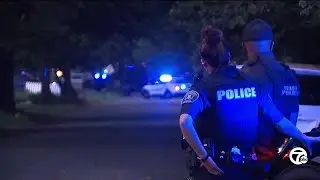 Police work to get barricaded gunman out of Detroit home after non-fatal shooting