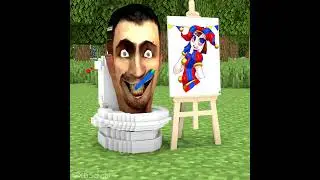 Let'S You Help Herobrine Draw Pomni Vs Titan Speakerman & Skibidi Toilet