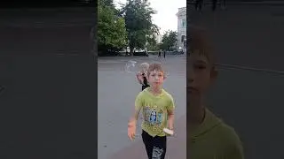 Стася и мыльные пузыри. Снова в Севастополе Лето 2024