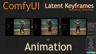 ComfyUI AnimateDiff Latent Keyframes workflow  